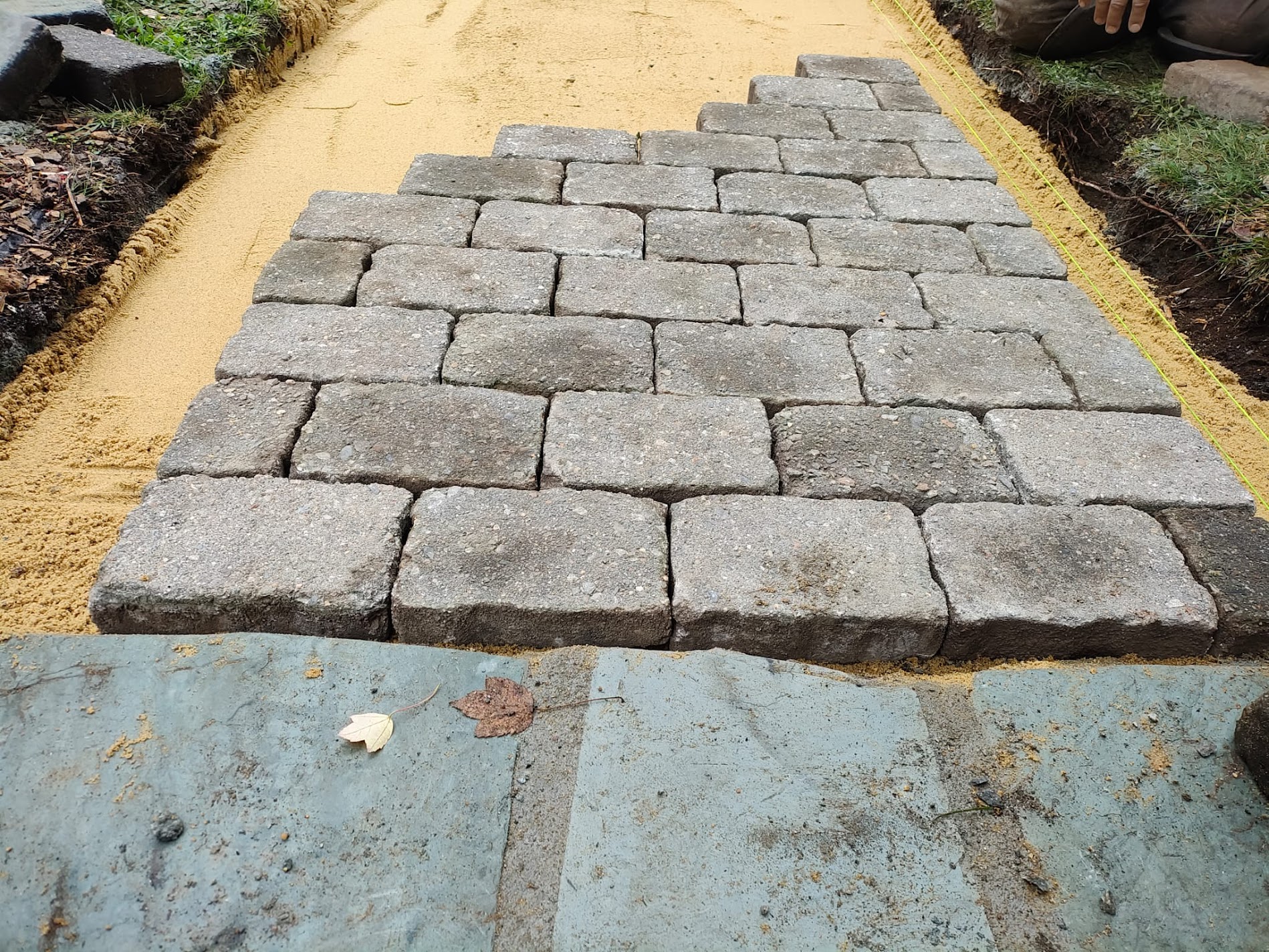 newton landscaping and patio work
